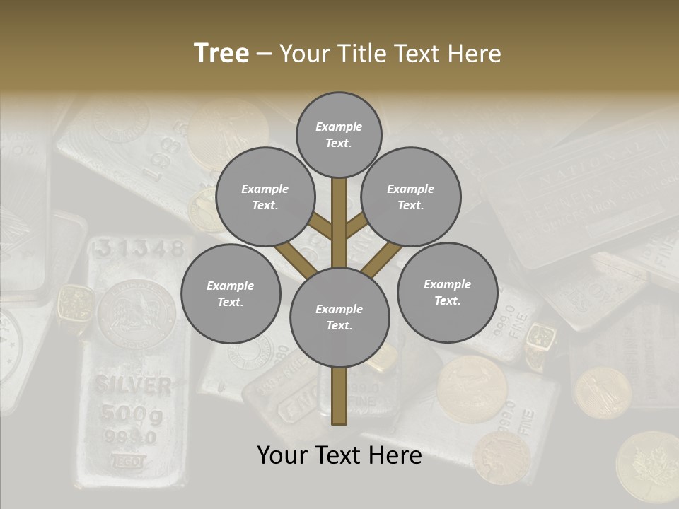 Silver Bar Ounce PowerPoint Template