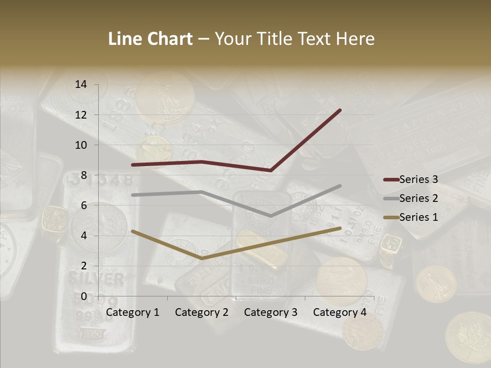 Silver Bar Ounce PowerPoint Template