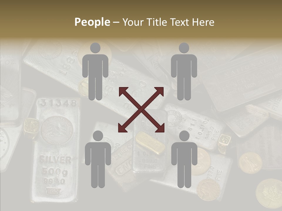 Silver Bar Ounce PowerPoint Template