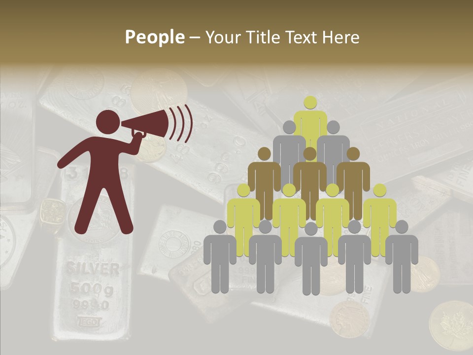 Silver Bar Ounce PowerPoint Template