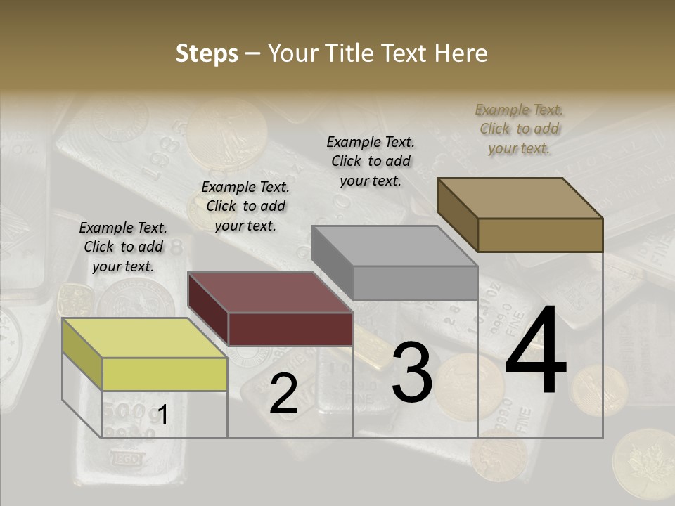 Silver Bar Ounce PowerPoint Template