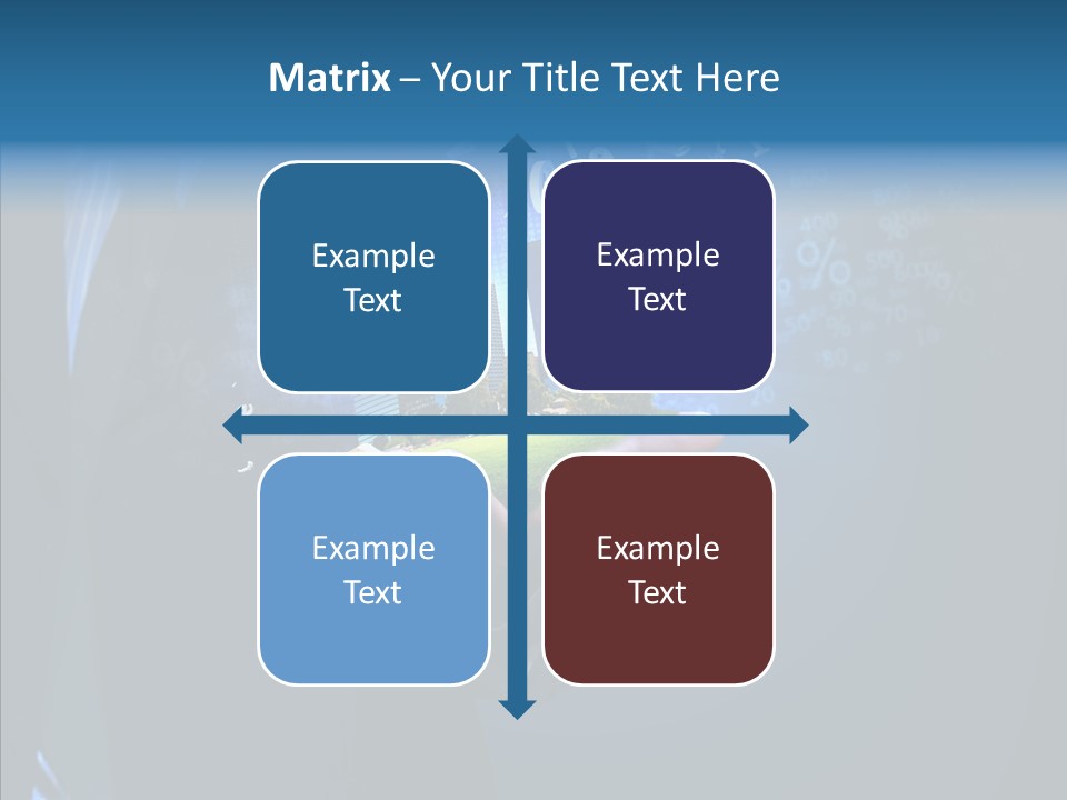 Skyscraper Structure Avenue PowerPoint Template