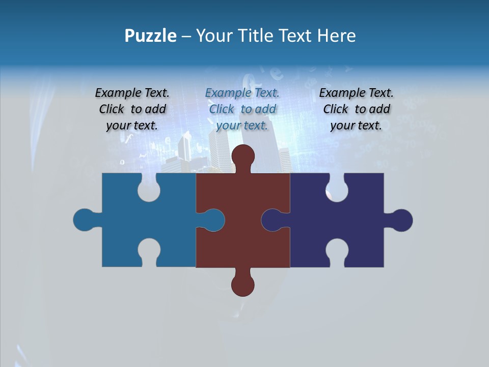 Skyscraper Structure Avenue PowerPoint Template