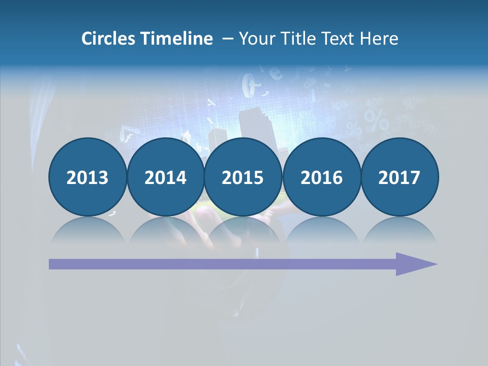 Skyscraper Structure Avenue PowerPoint Template