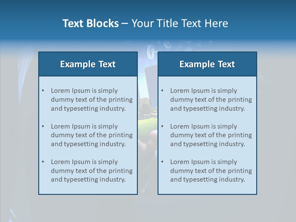 Skyscraper Structure Avenue PowerPoint Template