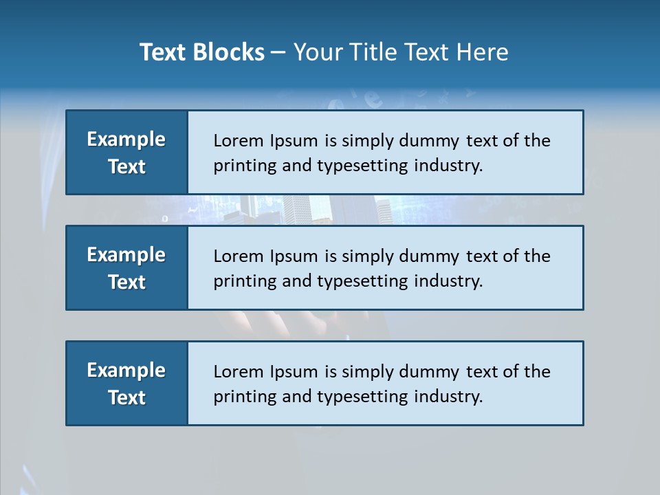 Skyscraper Structure Avenue PowerPoint Template