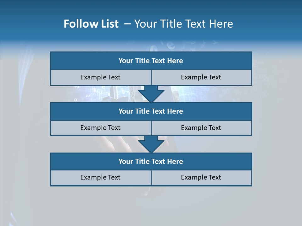 Skyscraper Structure Avenue PowerPoint Template
