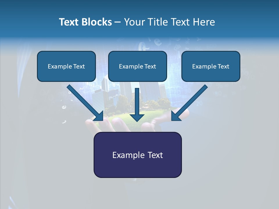 Skyscraper Structure Avenue PowerPoint Template
