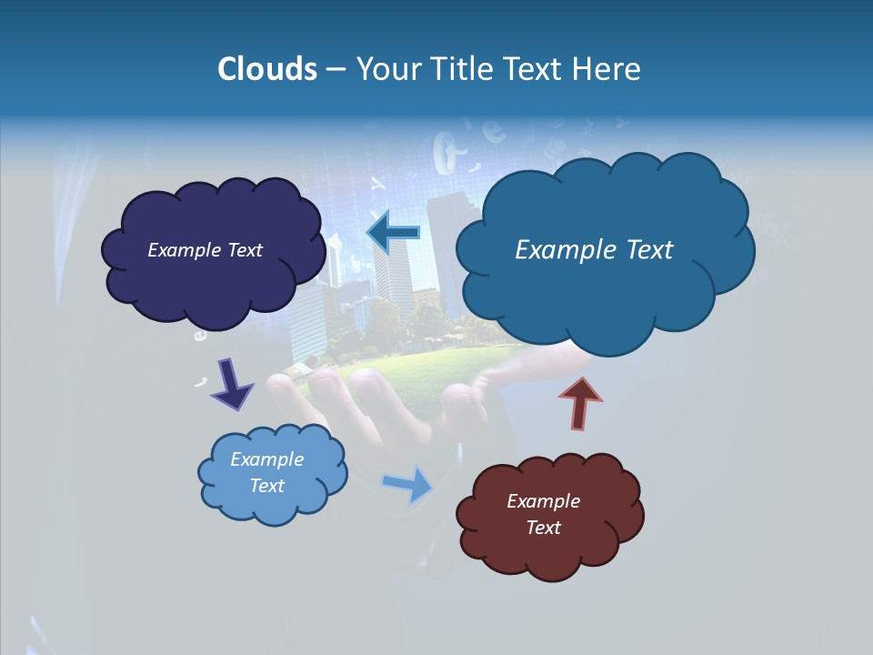Skyscraper Structure Avenue PowerPoint Template