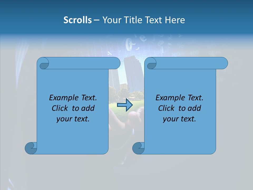 Skyscraper Structure Avenue PowerPoint Template