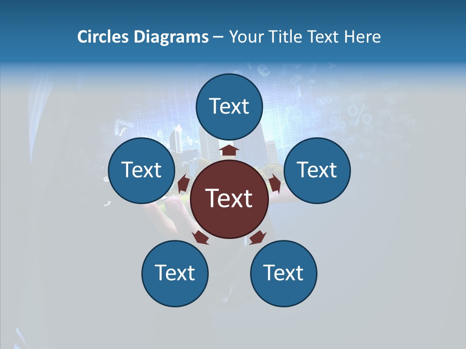 Skyscraper Structure Avenue PowerPoint Template