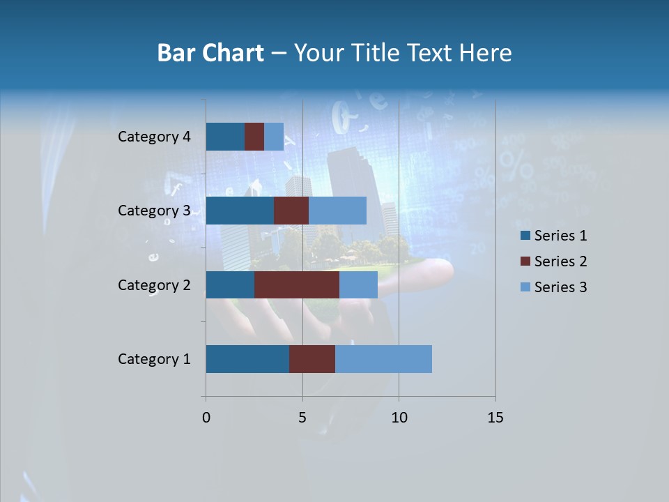 Skyscraper Structure Avenue PowerPoint Template
