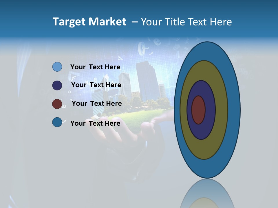 Skyscraper Structure Avenue PowerPoint Template