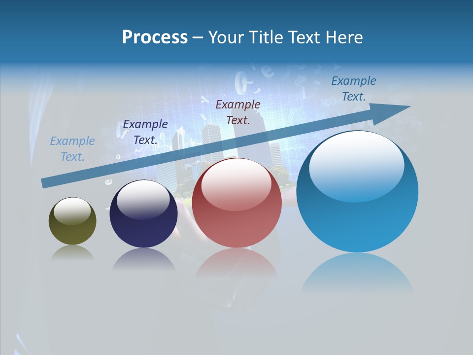 Skyscraper Structure Avenue PowerPoint Template