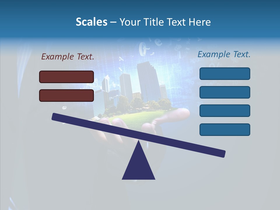 Skyscraper Structure Avenue PowerPoint Template