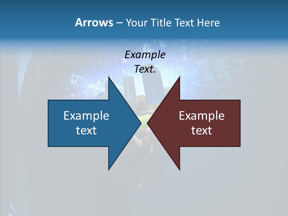 Skyscraper Structure Avenue PowerPoint Template