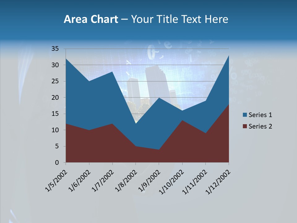Skyscraper Structure Avenue PowerPoint Template