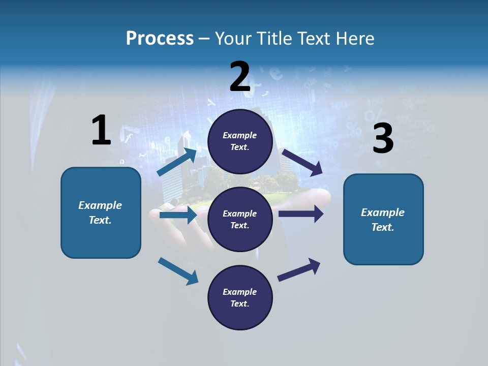 Skyscraper Structure Avenue PowerPoint Template