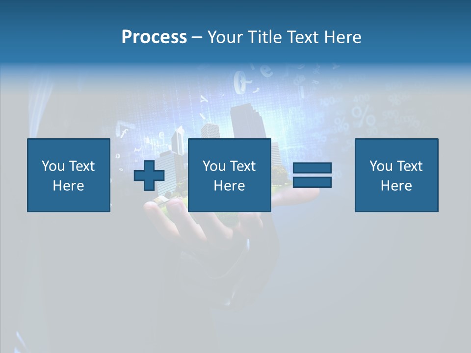 Skyscraper Structure Avenue PowerPoint Template