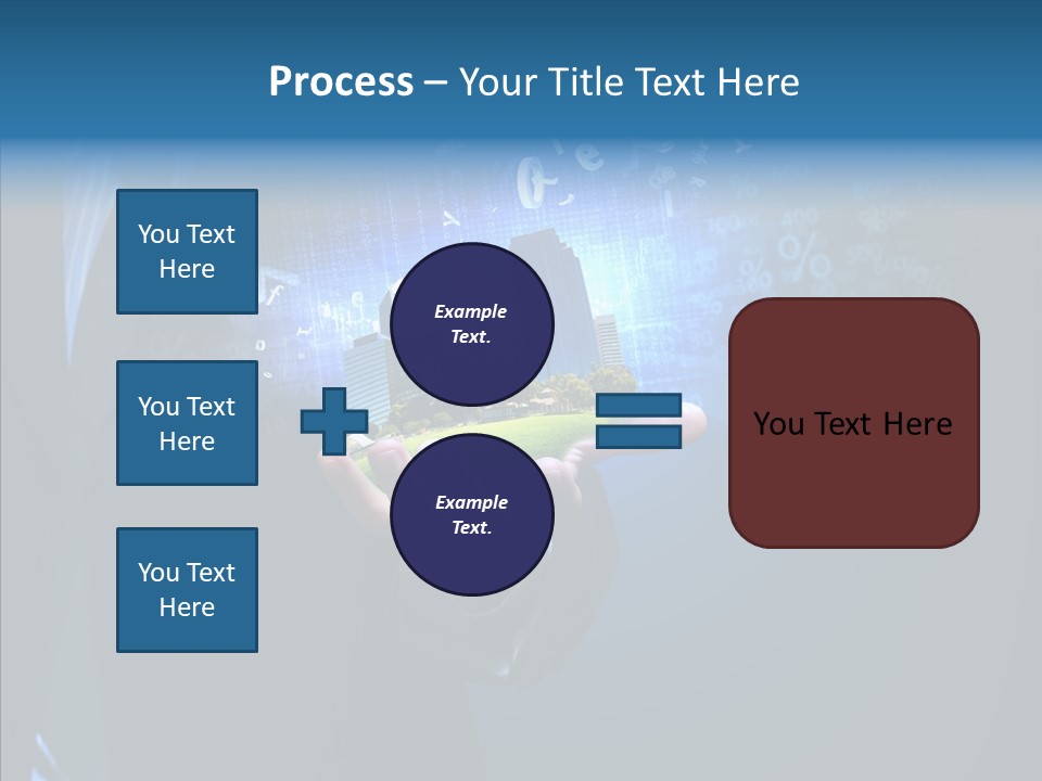 Skyscraper Structure Avenue PowerPoint Template
