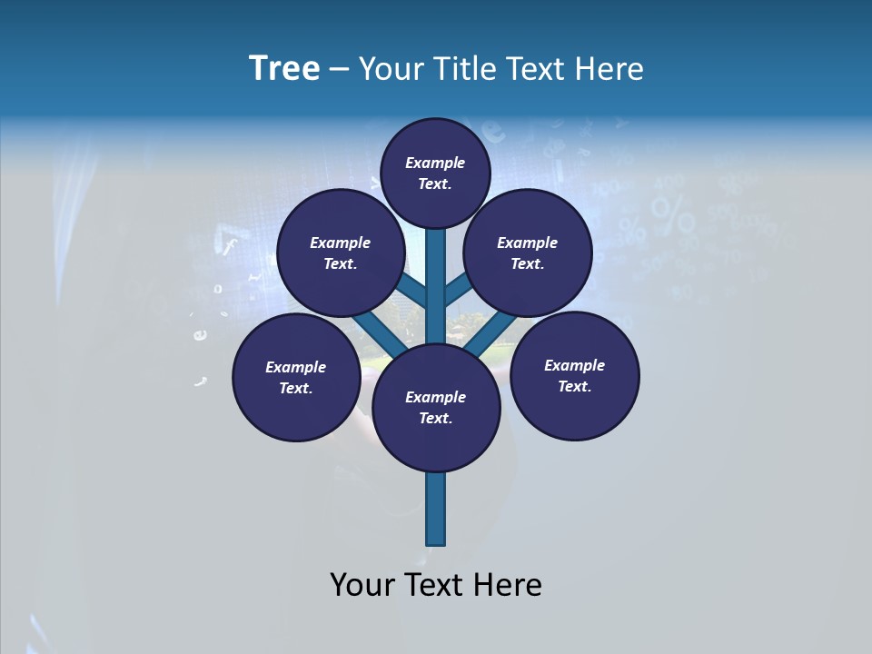 Skyscraper Structure Avenue PowerPoint Template