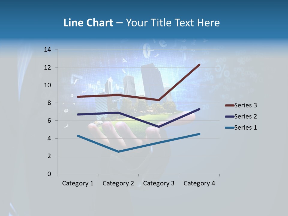 Skyscraper Structure Avenue PowerPoint Template