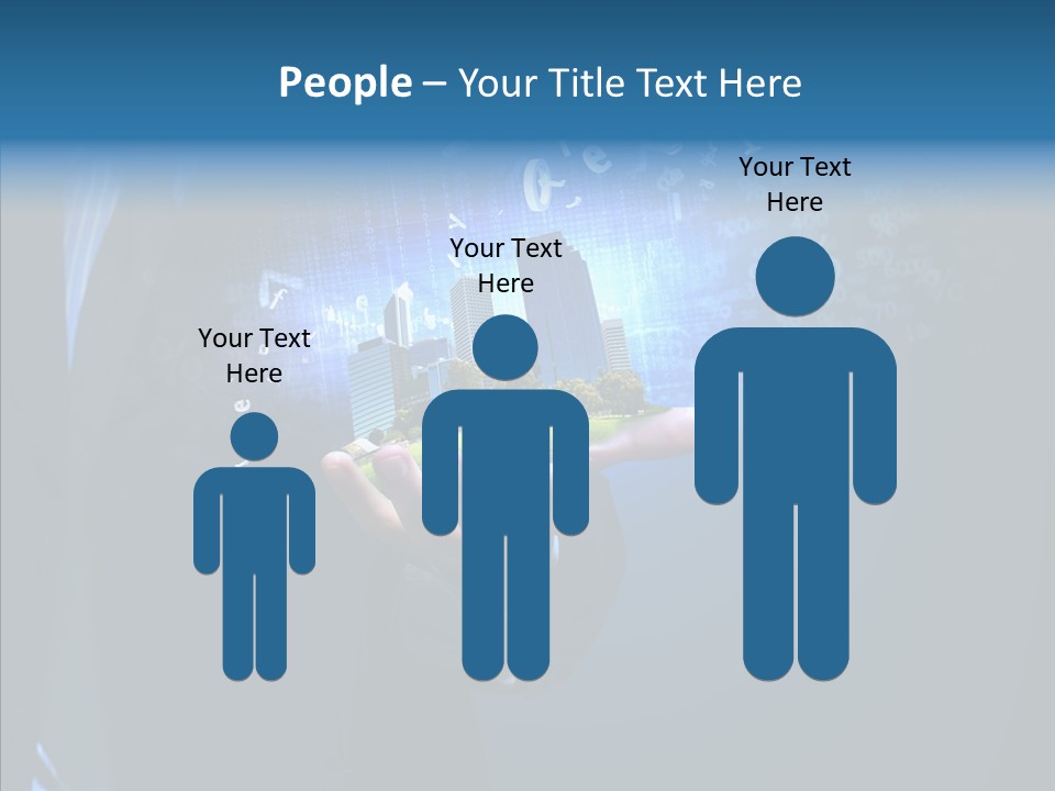 Skyscraper Structure Avenue PowerPoint Template