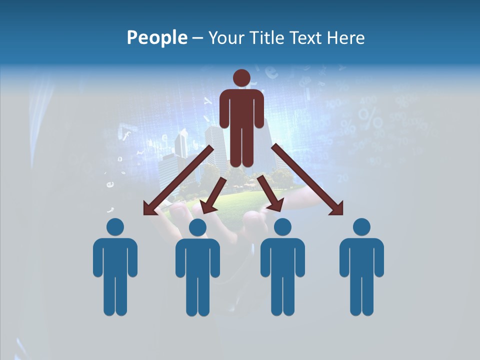 Skyscraper Structure Avenue PowerPoint Template