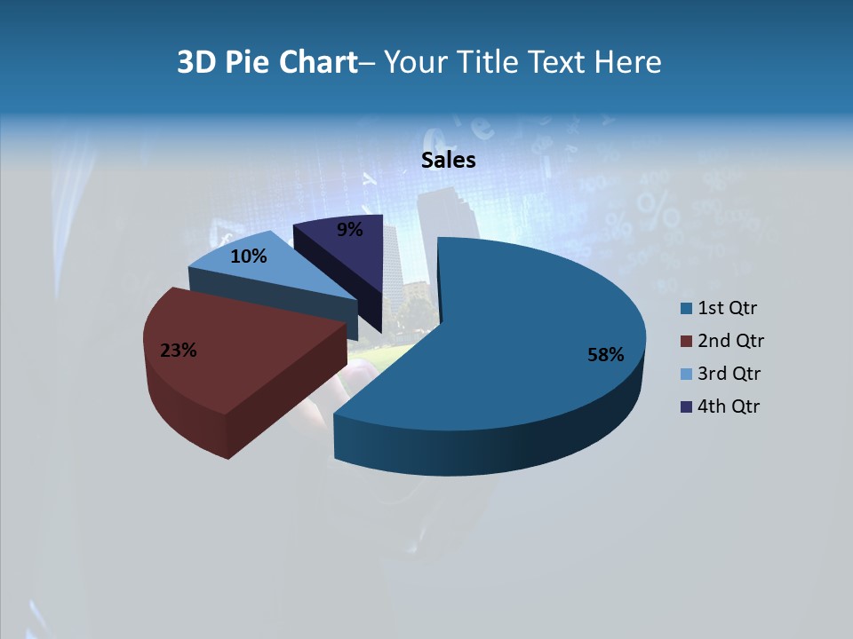 Skyscraper Structure Avenue PowerPoint Template