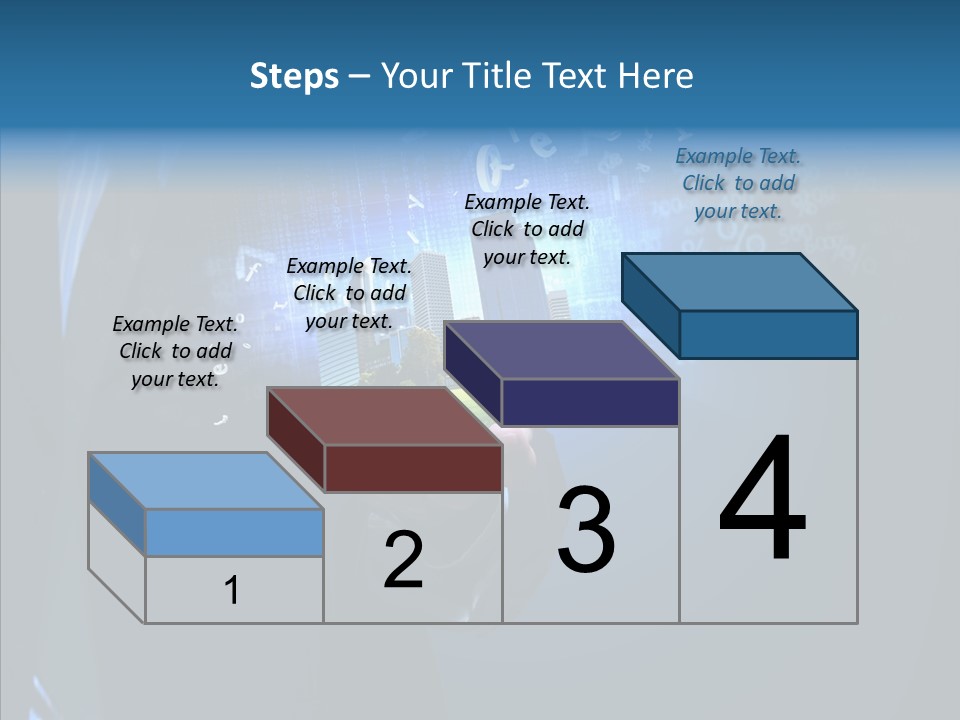 Skyscraper Structure Avenue PowerPoint Template