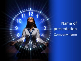 Office Circle Appointment PowerPoint Template