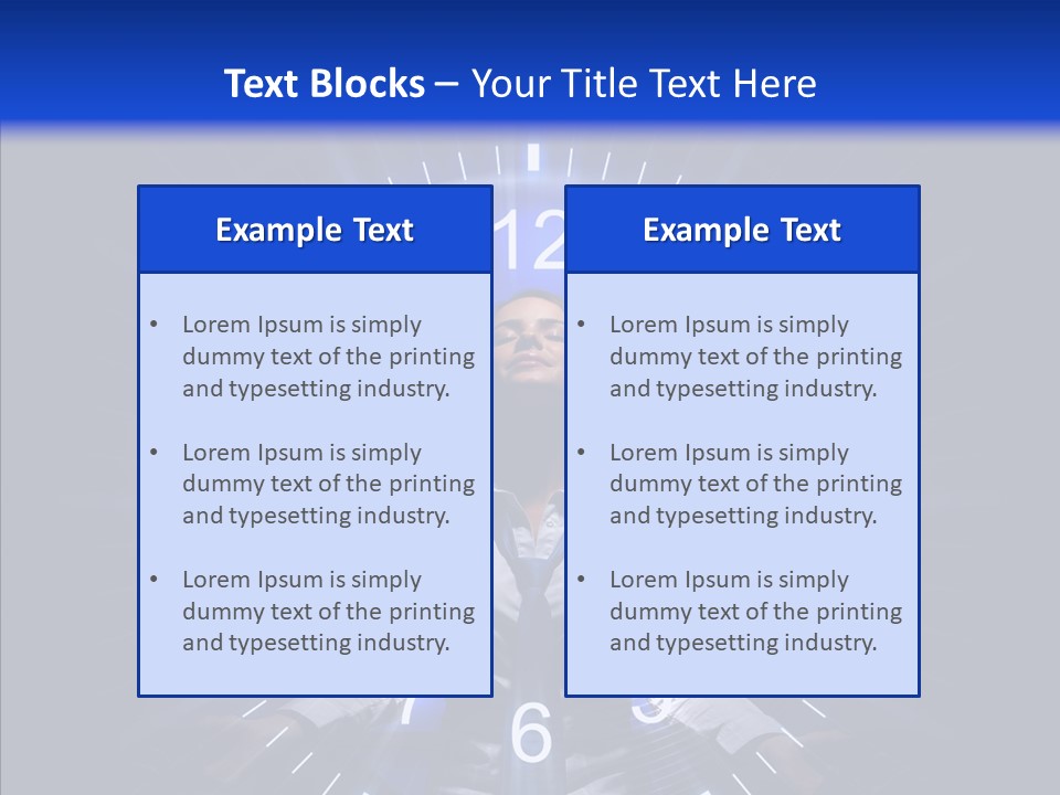 Office Circle Appointment PowerPoint Template
