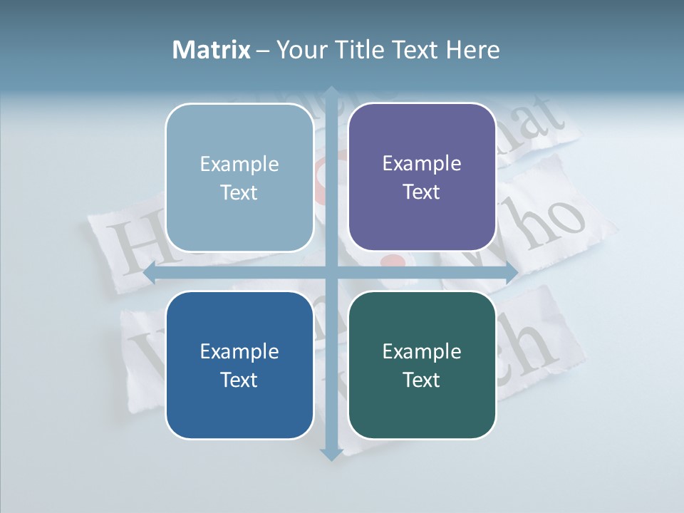 Who Where How PowerPoint Template