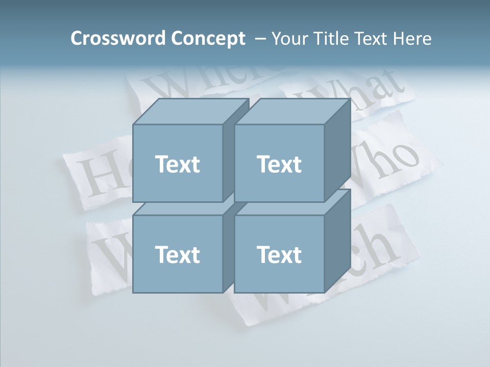 Who Where How PowerPoint Template