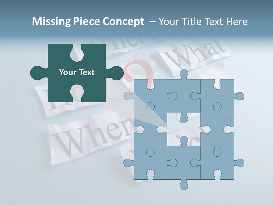 Who Where How PowerPoint Template