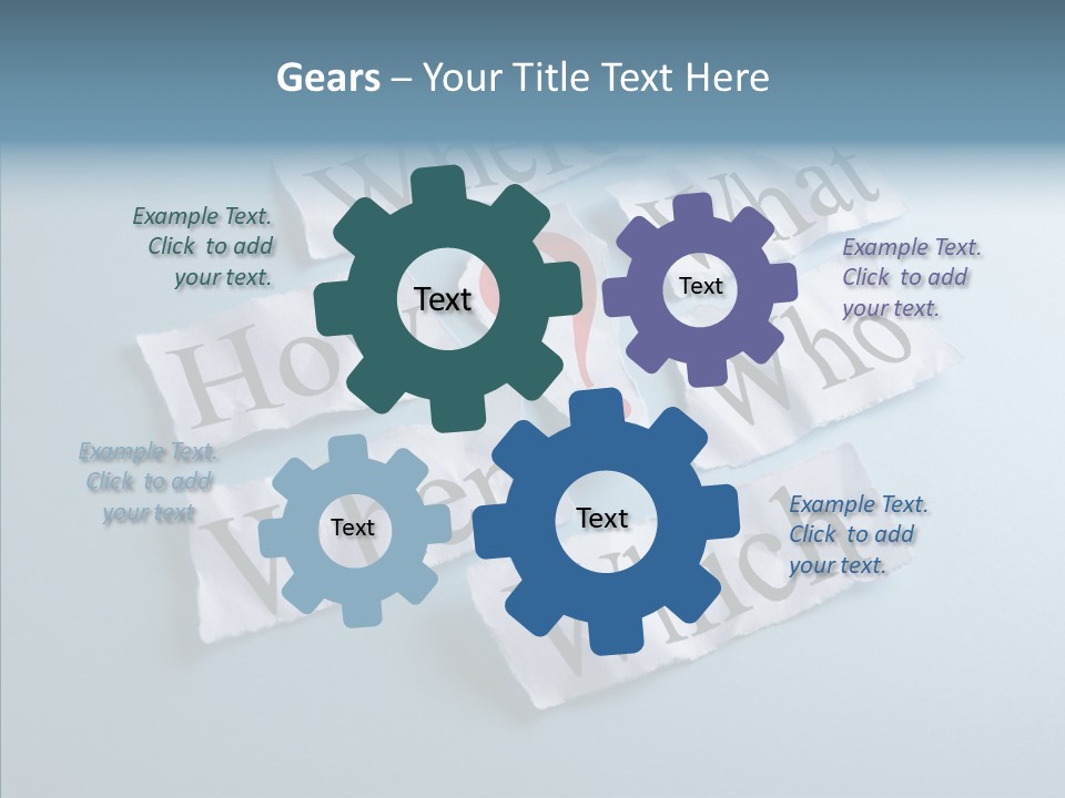 Who Where How PowerPoint Template