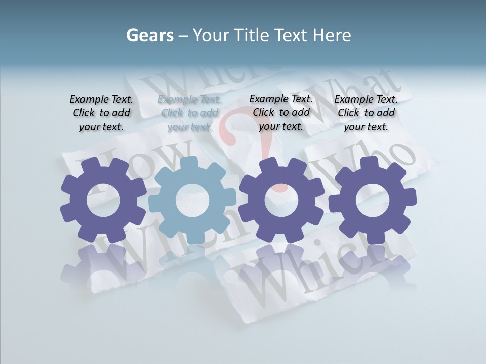 Who Where How PowerPoint Template