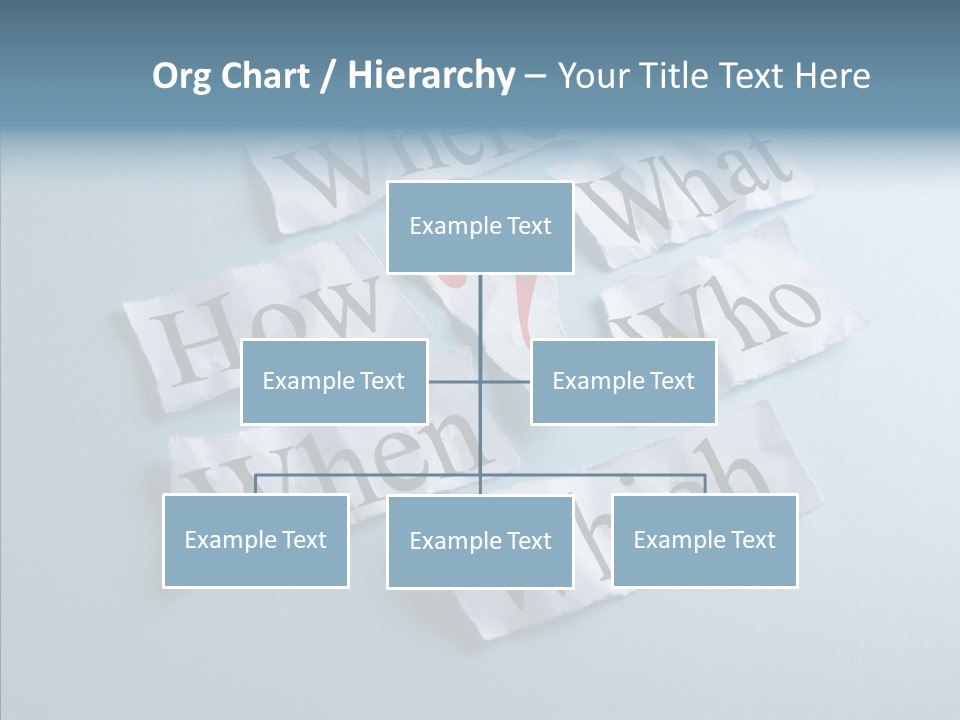 Who Where How PowerPoint Template