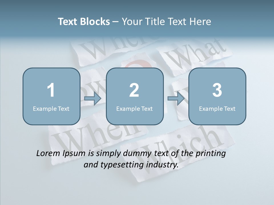 Who Where How PowerPoint Template