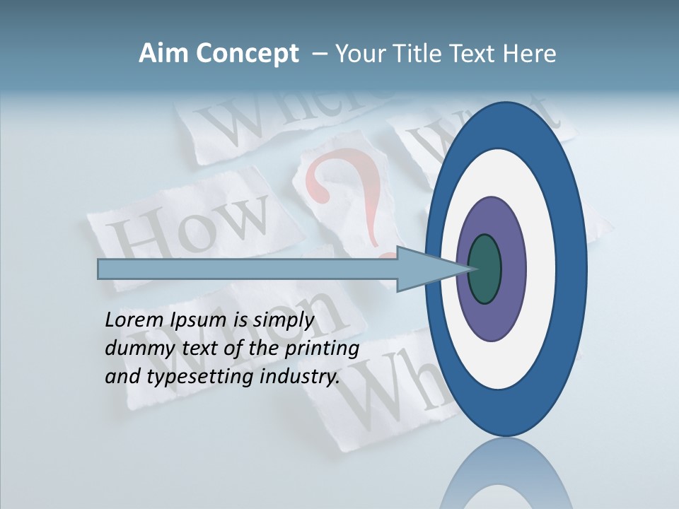 Who Where How PowerPoint Template