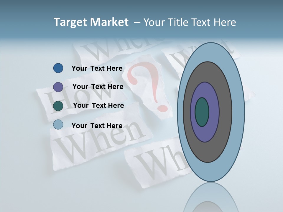 Who Where How PowerPoint Template