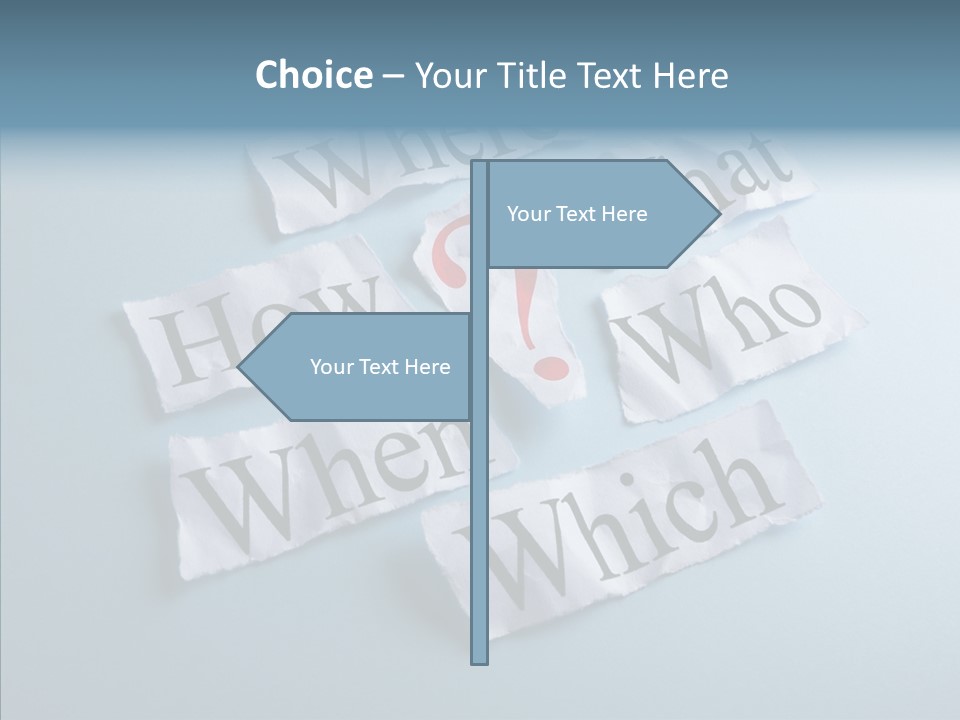 Who Where How PowerPoint Template