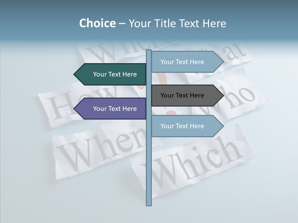 Who Where How PowerPoint Template