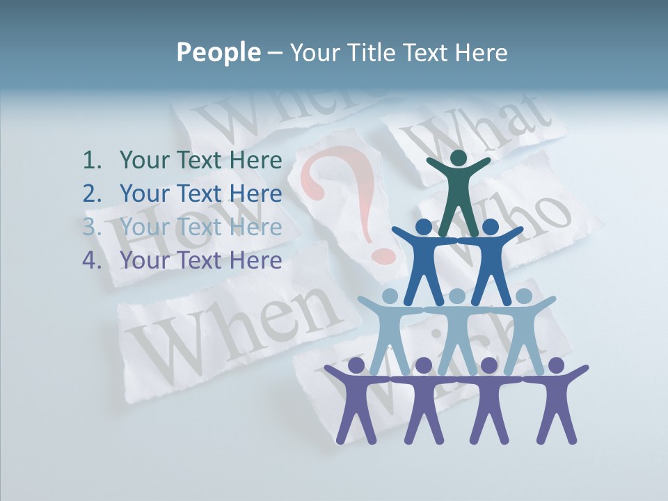Who Where How PowerPoint Template