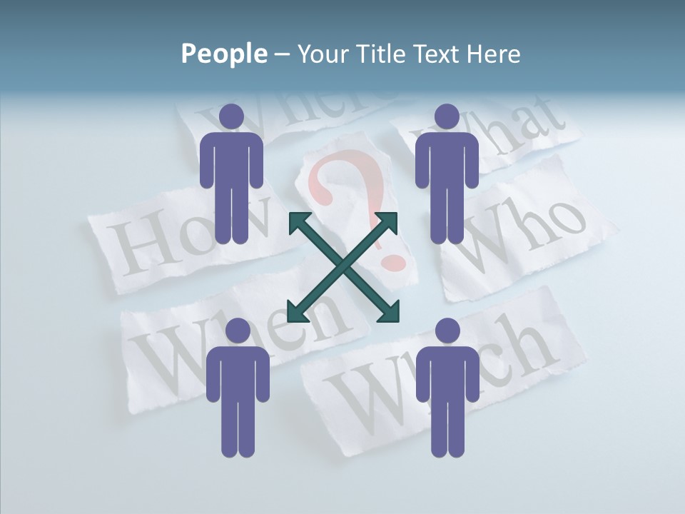 Who Where How PowerPoint Template