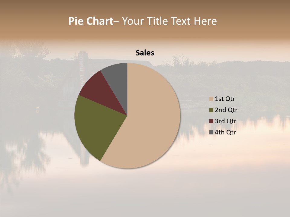 Year Seasons Duemmerung Donau PowerPoint Template