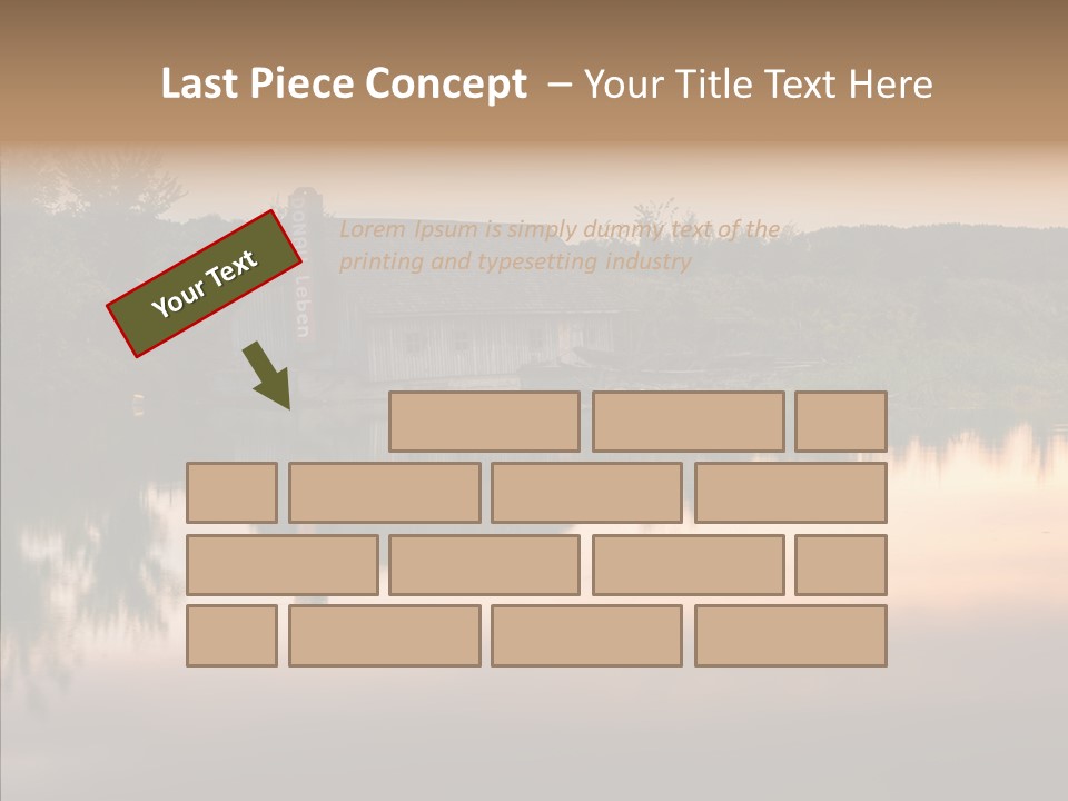 Year Seasons Duemmerung Donau PowerPoint Template