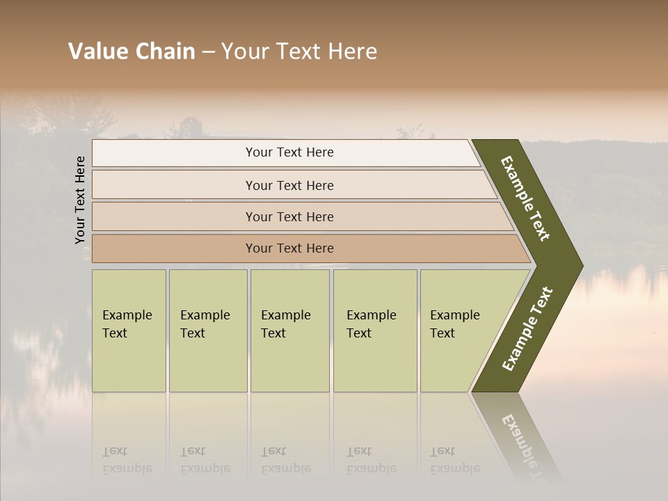 Year Seasons Duemmerung Donau PowerPoint Template