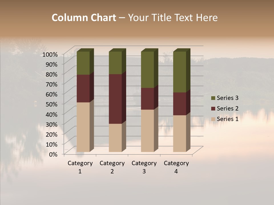 Year Seasons Duemmerung Donau PowerPoint Template