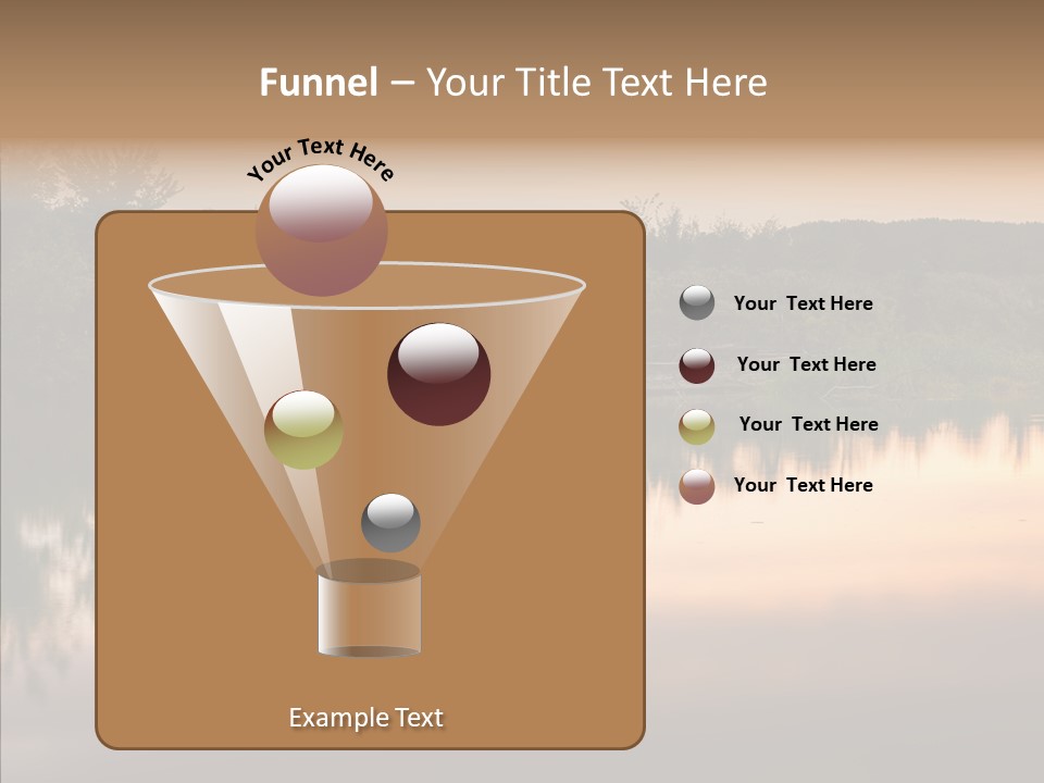 Year Seasons Duemmerung Donau PowerPoint Template